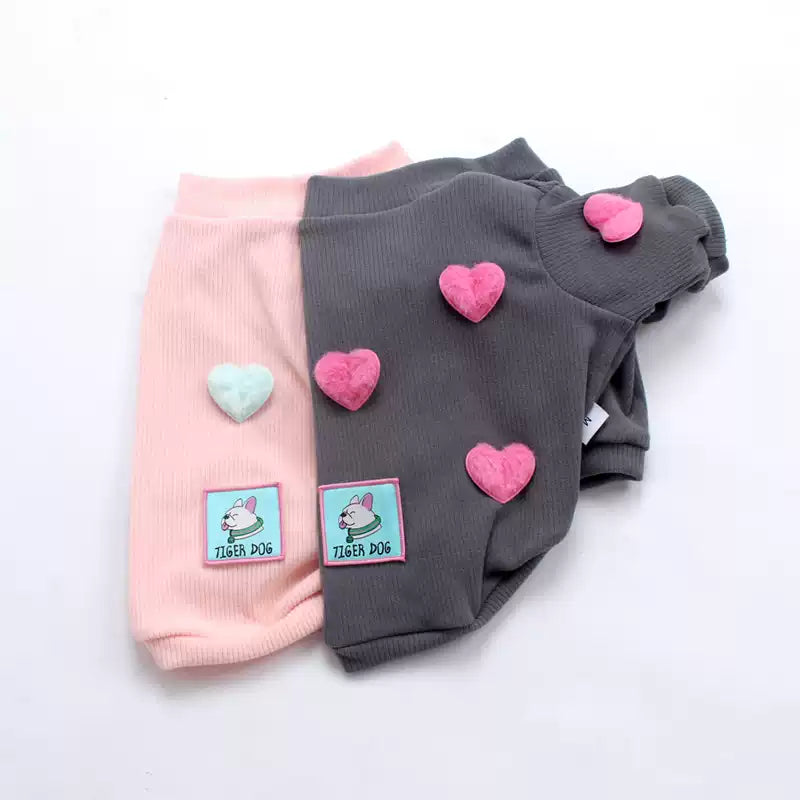 Heart Pullover Sweater dogheartpulloversweaterformediumdogbreedsbyFrenchiely_4