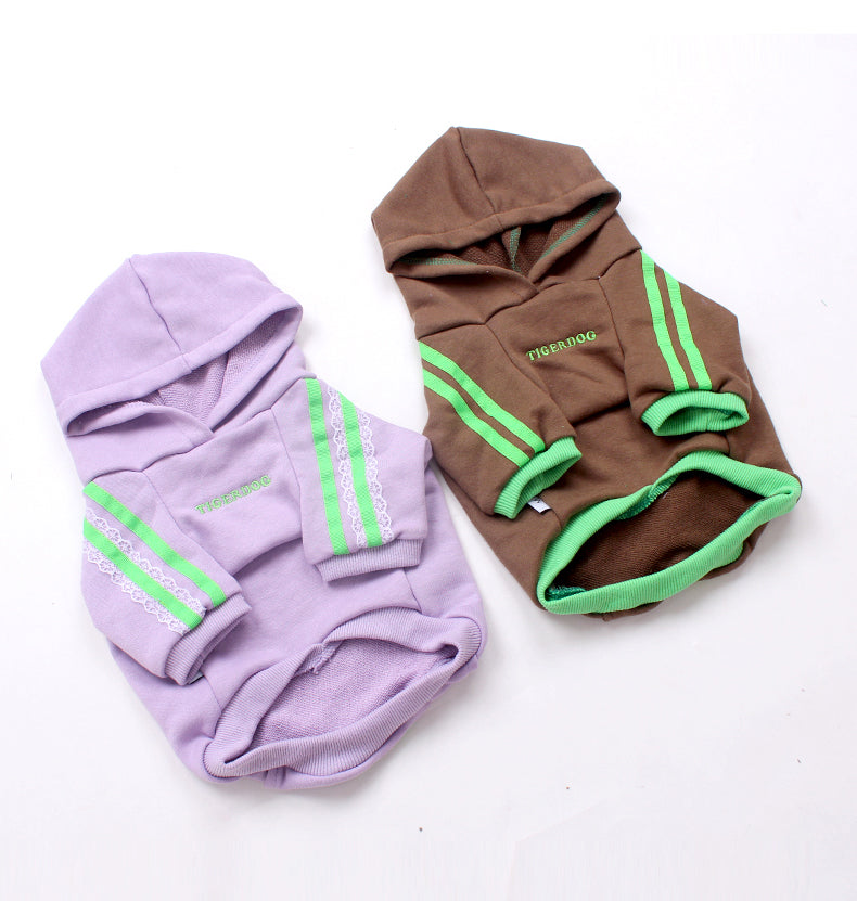 Dog Maillard Brown Hoodie dogmaillardbrownhoodiecoatformediumdogbreeds_1