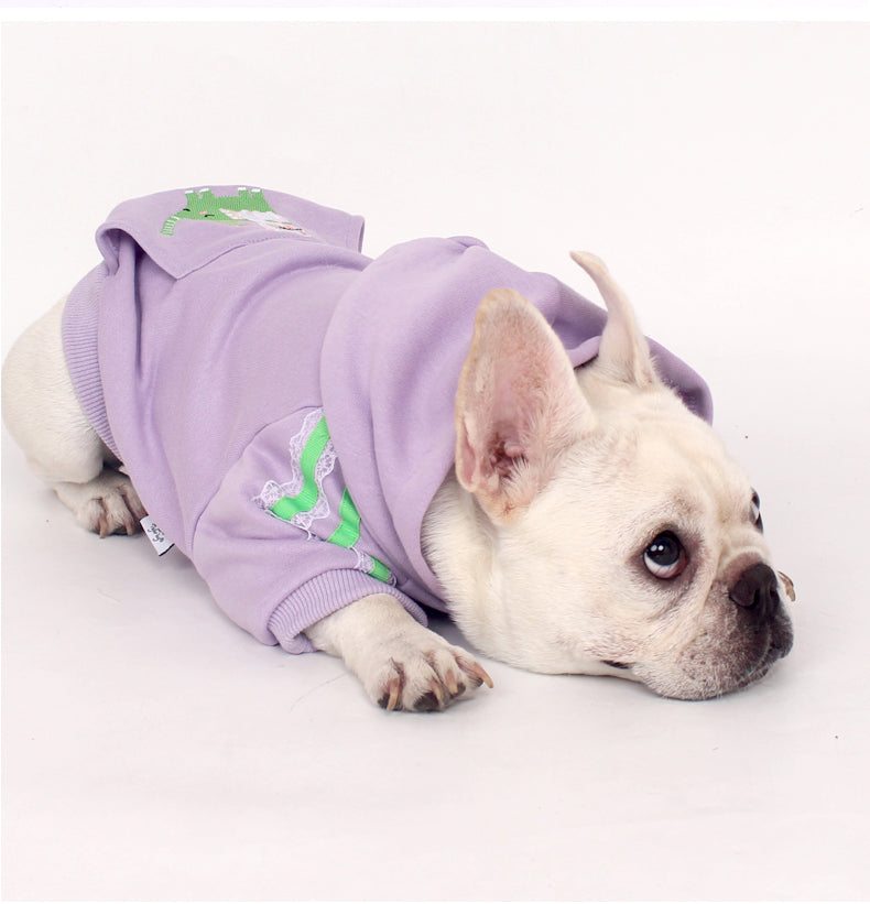 Dog Maillard Brown Hoodie dogmaillardbrownhoodiecoatformediumdogbreeds_2