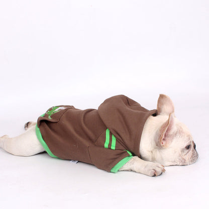 Dog Maillard Brown Hoodie dogmaillardbrownhoodiecoatformediumdogbreeds_3