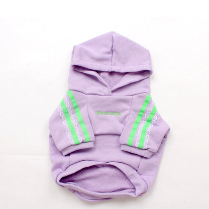 Dog Maillard Brown Hoodie Purple dogmaillardbrownhoodiecoatformediumdogbreeds_3