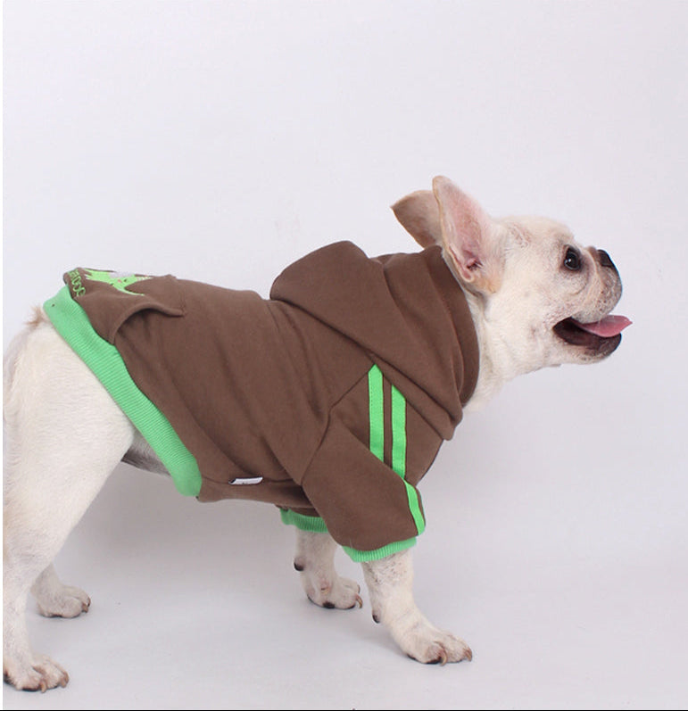Dog Maillard Brown Hoodie dogmaillardbrownhoodiecoatformediumdogbreeds_7