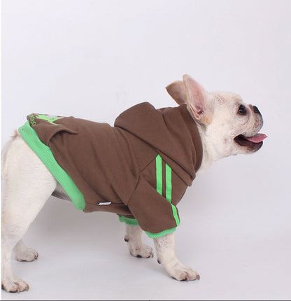 Dog Maillard Brown Hoodie dogmaillardbrownhoodiecoatformediumdogbreeds_7