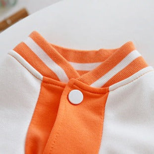 Dog Orange Baseball Coat - Frenchiely