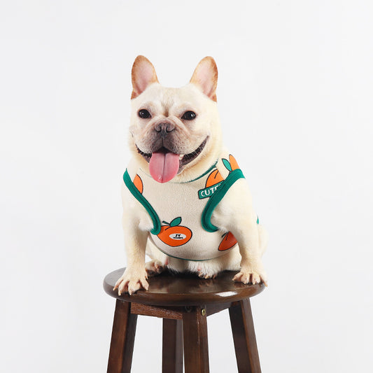 Dog Peach Sweater Vest - Frenchiely