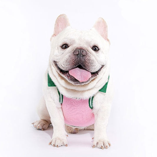 Dog pink Knitted Shirt for small medium dogs by Frenchiely