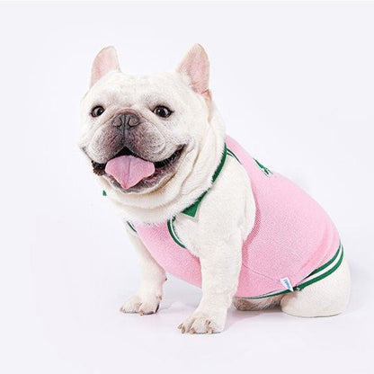 Dog pink Knitted Shirt for small medium dogs by Frenchiely