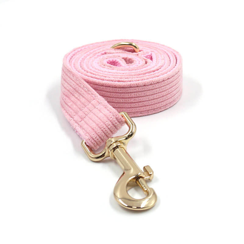 Dog Pink Collar Leash Set - Frenchiely