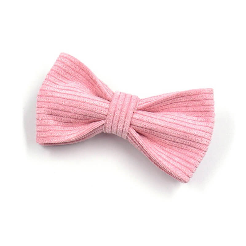 Dog Pink Corduroy Collar - Frenchiely