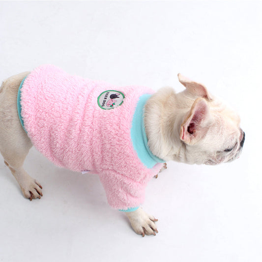 Sweet Pink Sweater dogpinkfluffysweaterformediumdogsbyFrenchiely_1