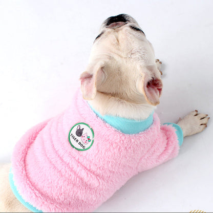 Sweet Pink Sweater dogpinkfluffysweaterformediumdogsbyFrenchiely_2