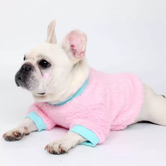 Sweet Pink Sweater dogpinkfluffysweaterformediumdogsbyFrenchiely_2