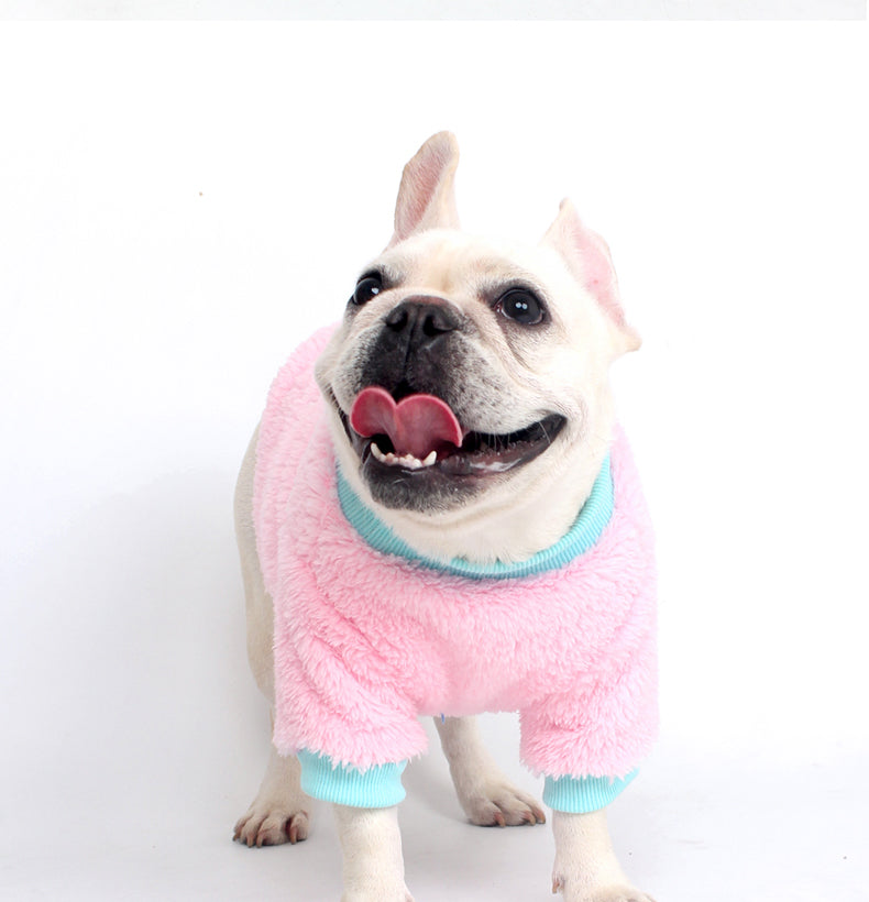 Sweet Pink Sweater dogpinkfluffysweaterformediumdogsbyFrenchiely_3