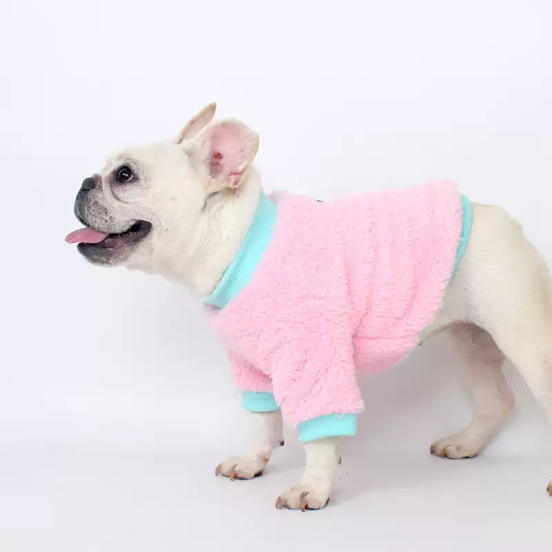Sweet Pink Sweater dogpinkfluffysweaterformediumdogsbyFrenchiely_3
