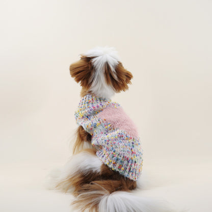 Dog Pink Heart Sweater Vest for small medium dogs by Frenchiely.com