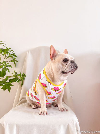 dog heart ' love' shirt for small medium dogs by frenchiely