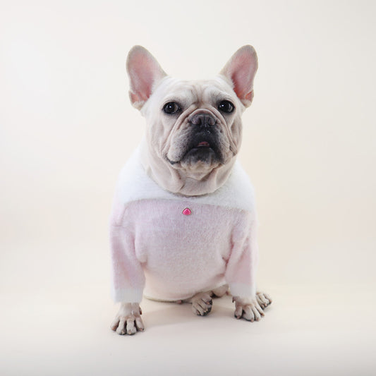 Dog Pink Pullover Sweater - Frenchiely