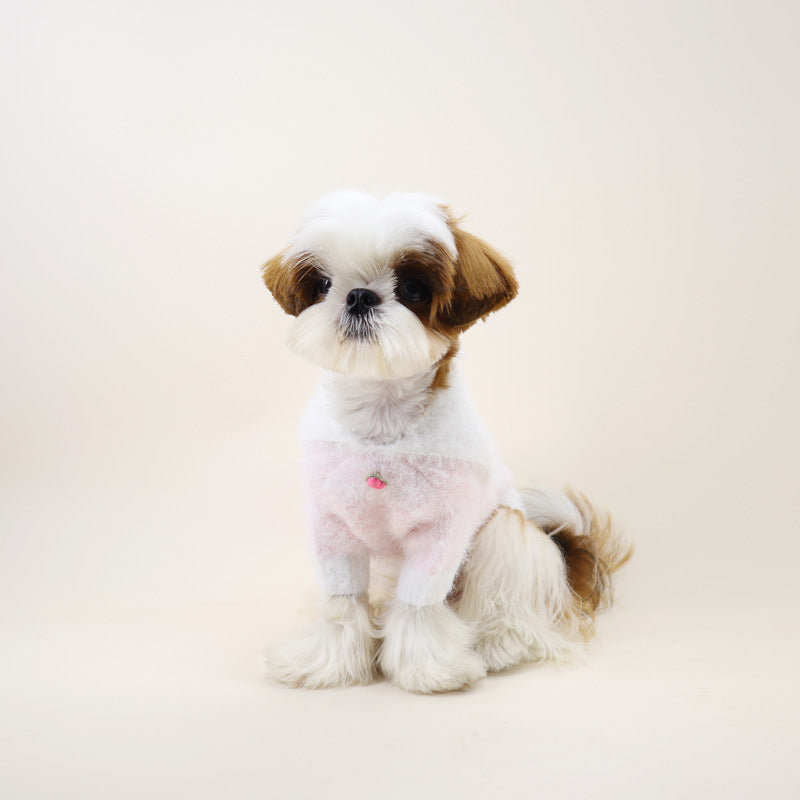 Dog Pink Pullover Sweater - Frenchiely