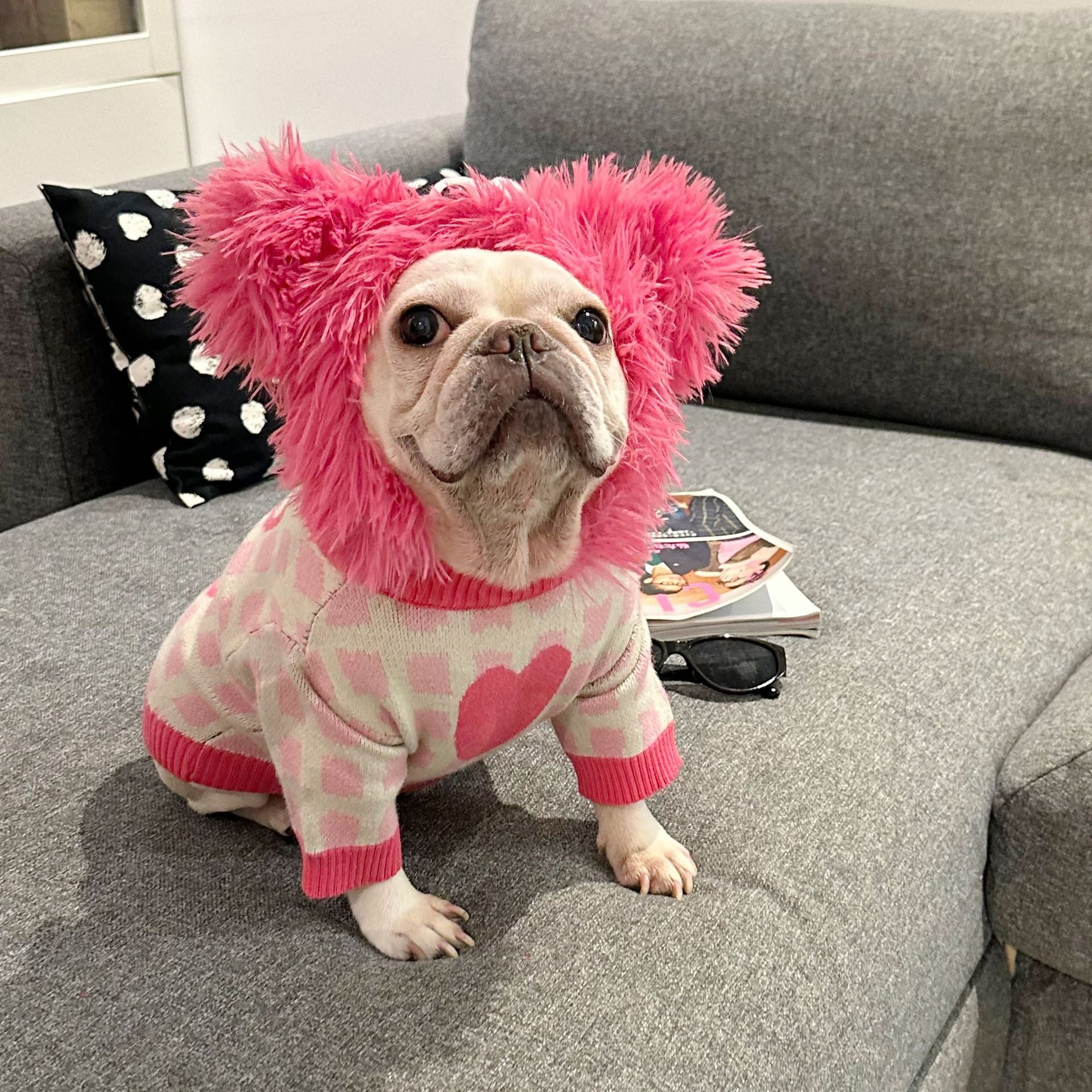 Dog Pink Doggie Sweater - Frenchiely