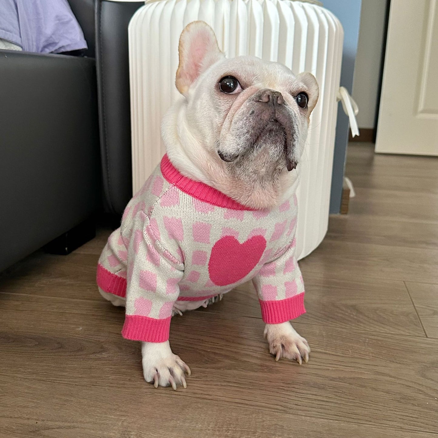 Dog Pink Doggie Sweater - Frenchiely