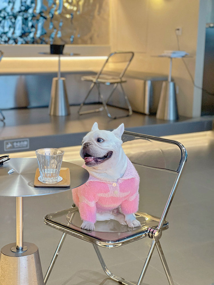 Dog Pink Pullover Sweater - Frenchiely