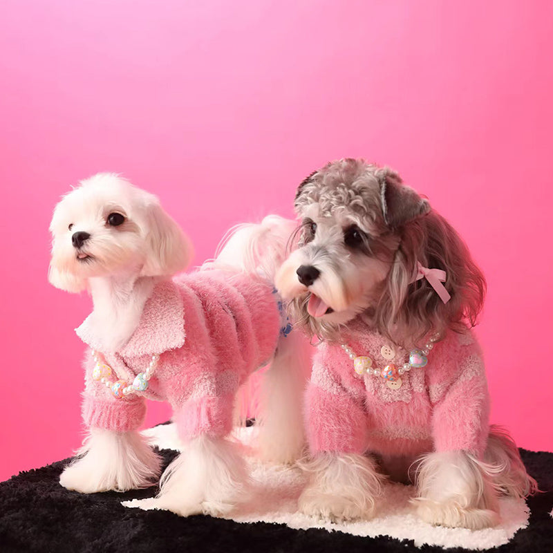 Dog Pink Pullover Sweater - Frenchiely