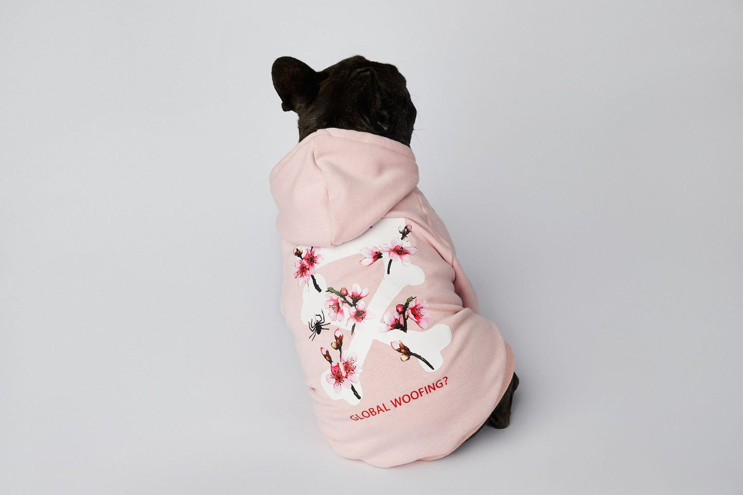 Dog Pink Woof Hoodie - Frenchiely