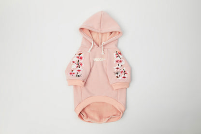 Dog Pink Woof Hoodie - Frenchiely
