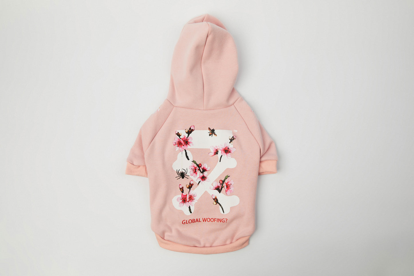 Dog Pink Woof Hoodie - Frenchiely