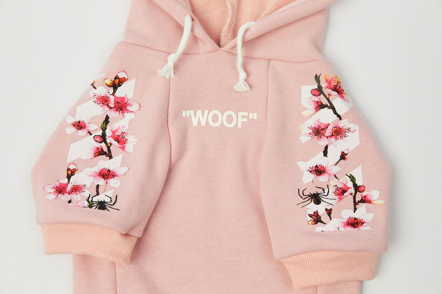 Dog Pink Woof Hoodie - Frenchiely