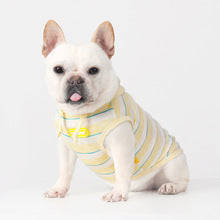 Dog Breathable Hooded Stripe Sweatshirt
