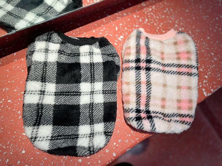 Dog Plaid Sweater - Frenchiely