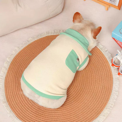 Dog Polo Shirt with Pocket
