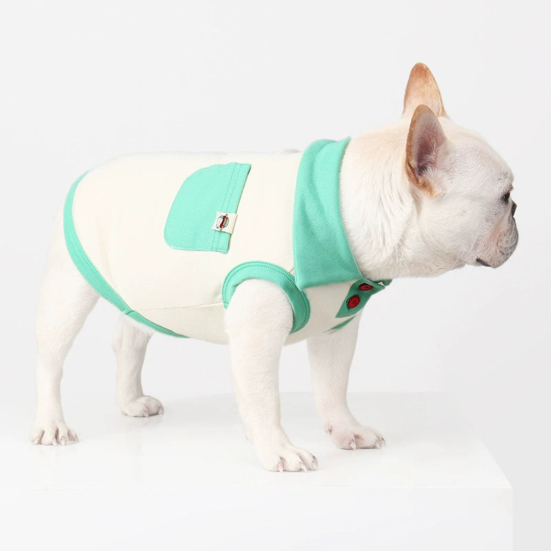 Dog Polo Shirt with Pocket