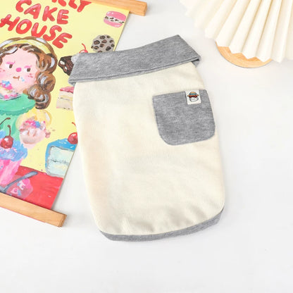 Dog Polo Shirt with Pocket