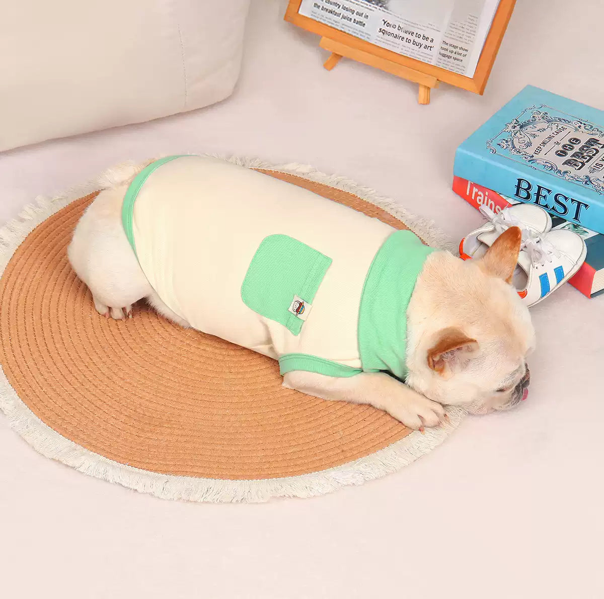 Dog Polo Shirt with Pocket