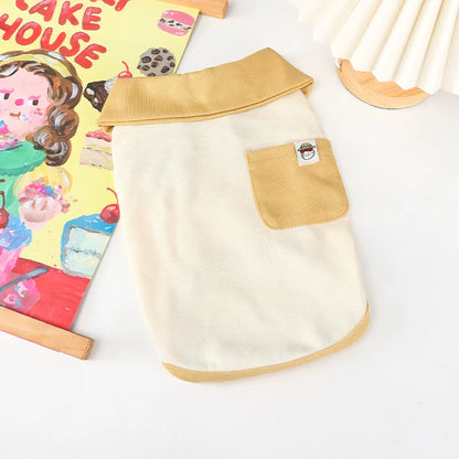 Dog Polo Shirt with Pocket