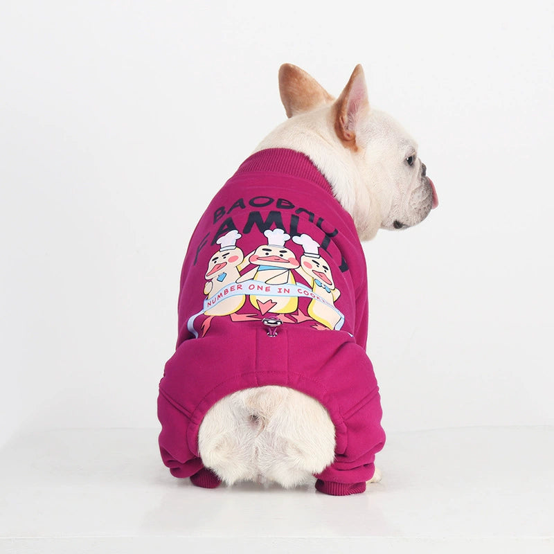 Fuchsia Ducky Onesie