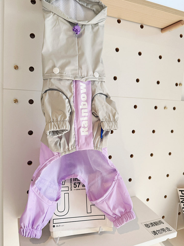 dog Breathable Raincoat for small medium dogs by Frenchiely