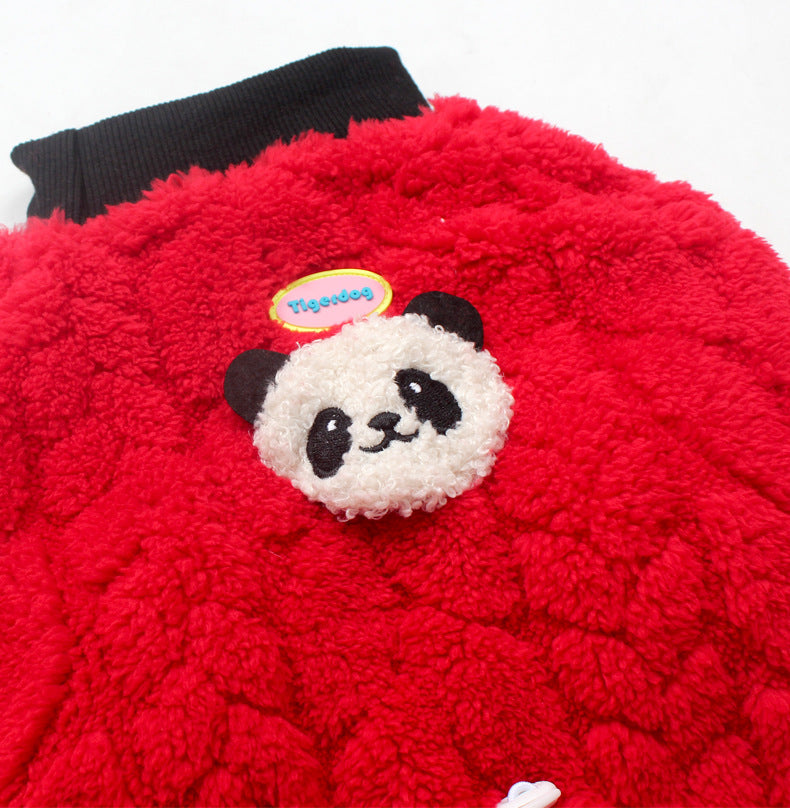 Red Panda Onesie dogredpandaonesiejumpsuitformediumdogbreeds_1