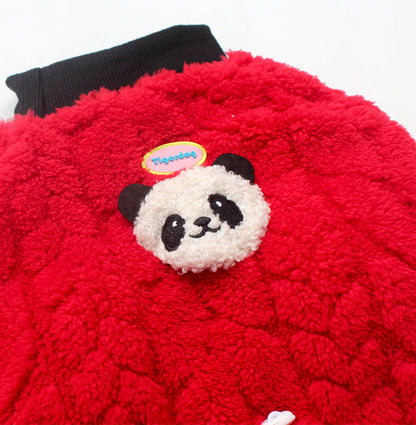 Red Panda Onesie dogredpandaonesiejumpsuitformediumdogbreeds_1