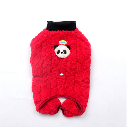 Red Panda Onesie dogredpandaonesiejumpsuitformediumdogbreeds_4