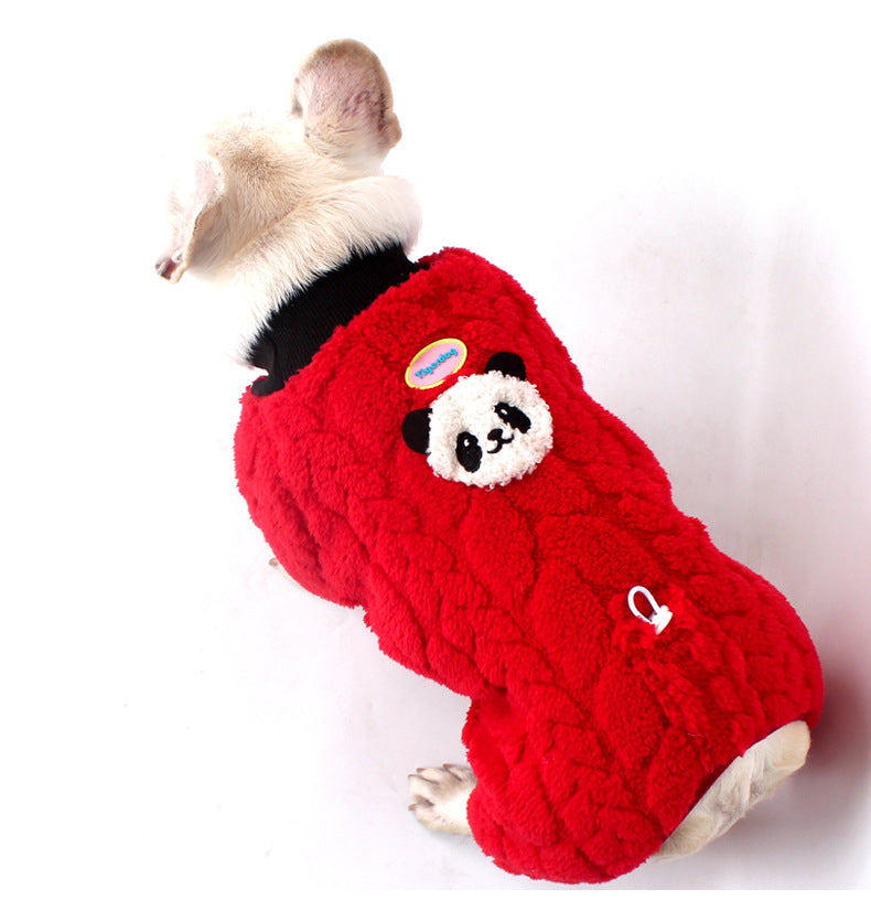 Red Panda Onesie dogredpandaonesiejumpsuitformediumdogbreeds_5