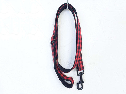 Dog Red Buffalo Leash - Frenchiely