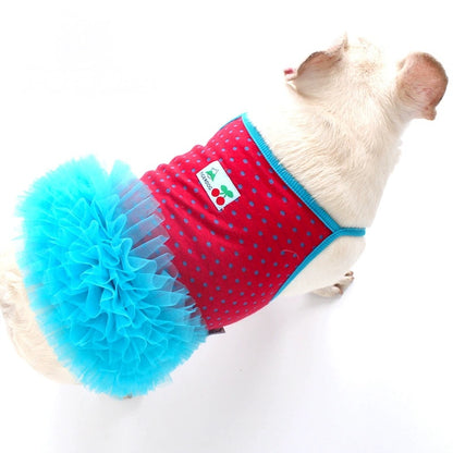 Dog Red Polka Tutu Dress dogredpolkatutudressformediumdogsbyFrenchiely_1