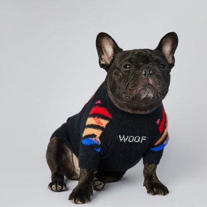 Dog Colored Woof Sweater - Frenchiely