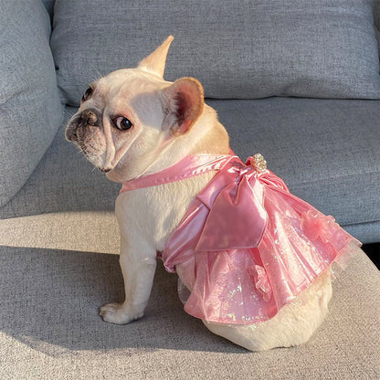 Dog Pink Wedding Dress - Frenchiely