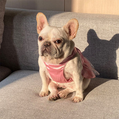 Dog Pink Wedding Dress - Frenchiely