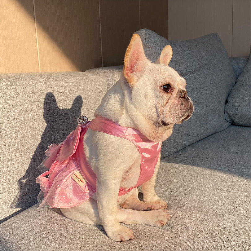 Dog Pink Wedding Dress - Frenchiely