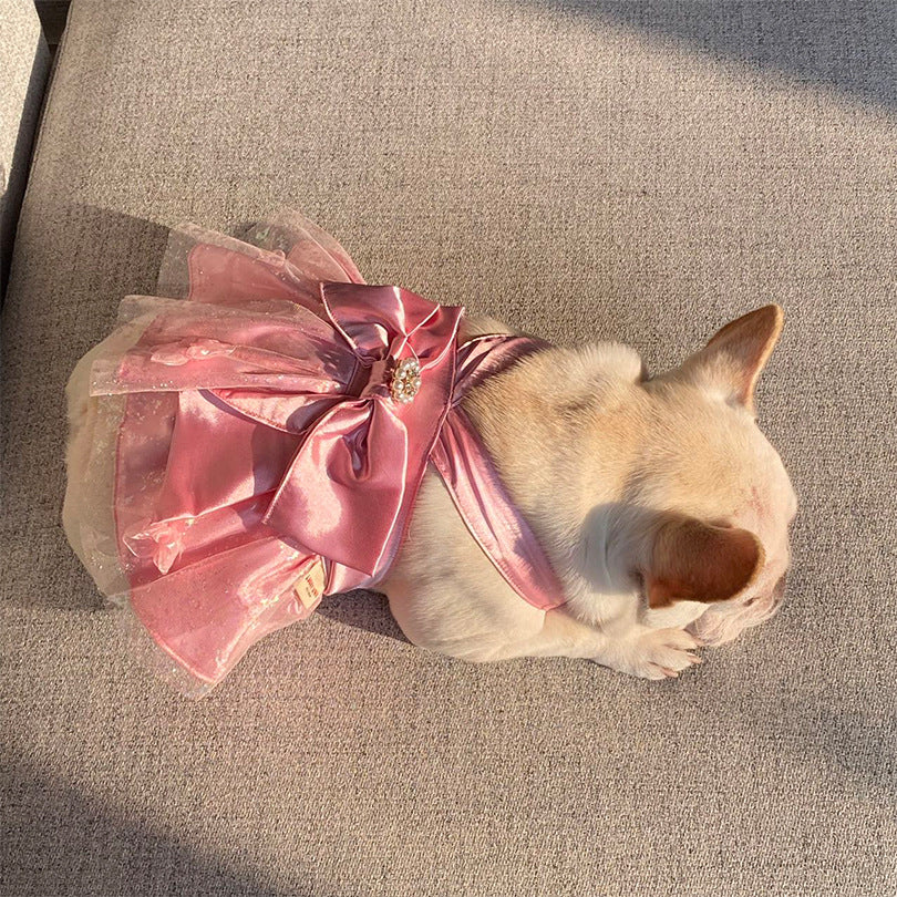 Dog Pink Wedding Dress - Frenchiely
